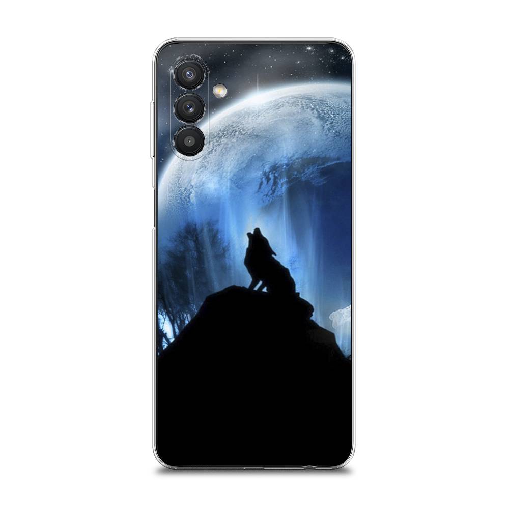 

Чехол на Samsung Galaxy A13 5G "Волк 2", Синий;черный;белый, 2104150-1