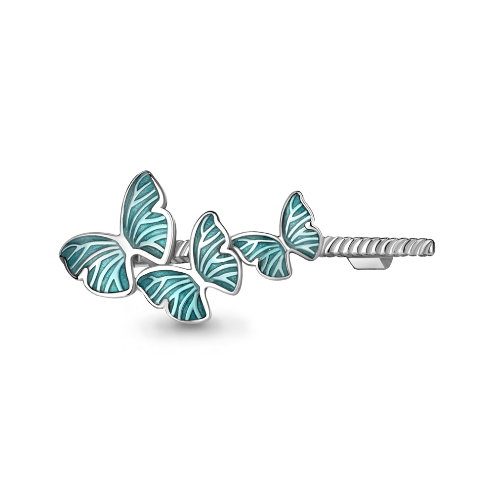 

Брошь из серебра с эмалью Aquamarine Aquamarine 77426_925_р, 77426_925_р