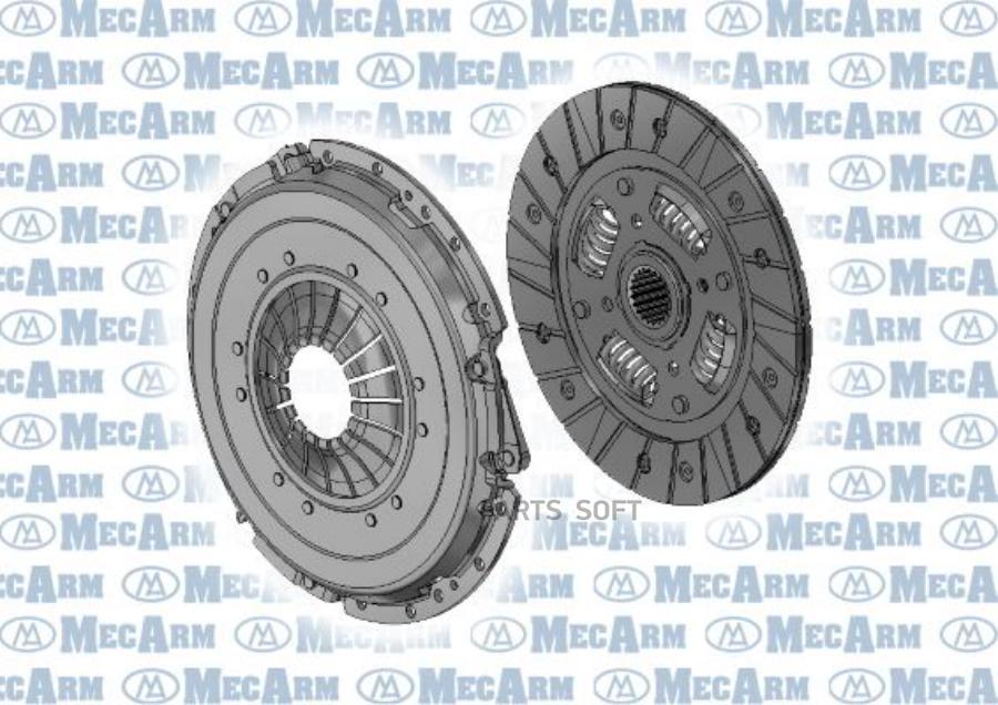 

MECARM 'MK10293D Ком/кт сцепления [254 mm] [без выж.] 1шт