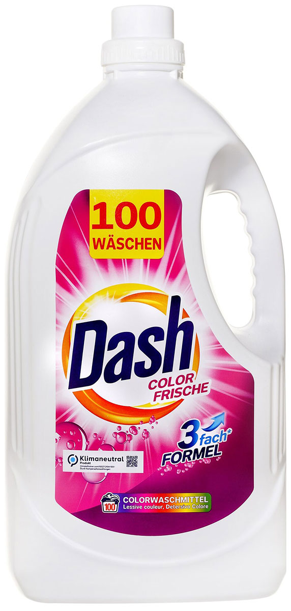 

Dash Color Frische 3 fash FORMEL 5 л 100 стирок, Color Frische 3 fash FORMEL 5 л 100 стирок