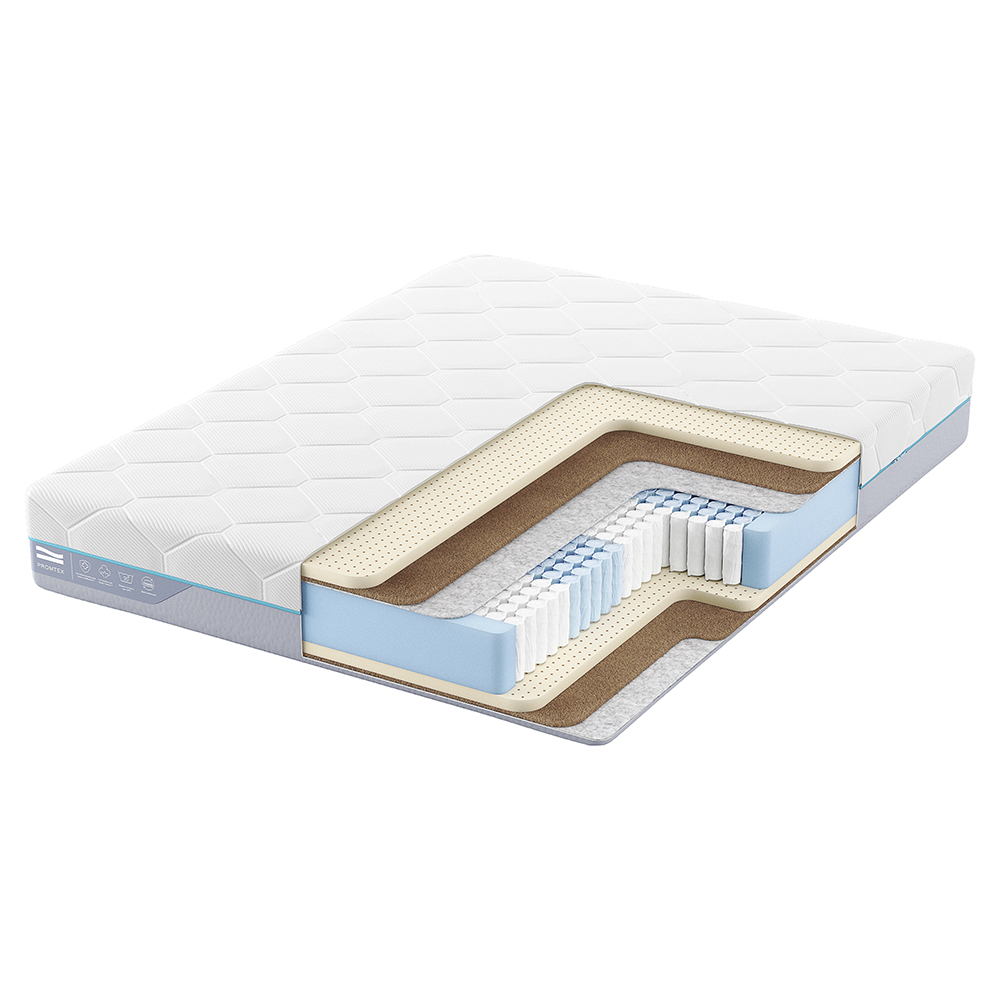 

Матрас анатомический Promtex Multipacket Variant 110x190 независимые пружины, Белый, Variant