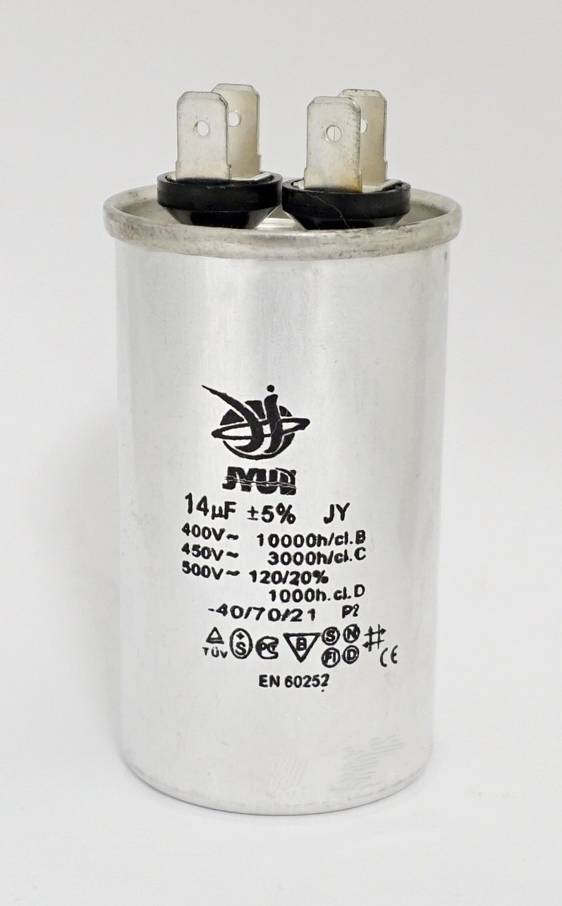 

CBB-65 14 мкФ 450 В 40х70 mm 5% Алюмин. Корпус, CBB-65_к05-7-3 69464_14мкФ 450В