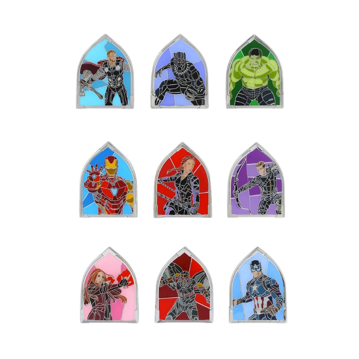 Значок Funko Marvel Infinity Saga Stain Glass MVPN0165 9 шт 1199₽