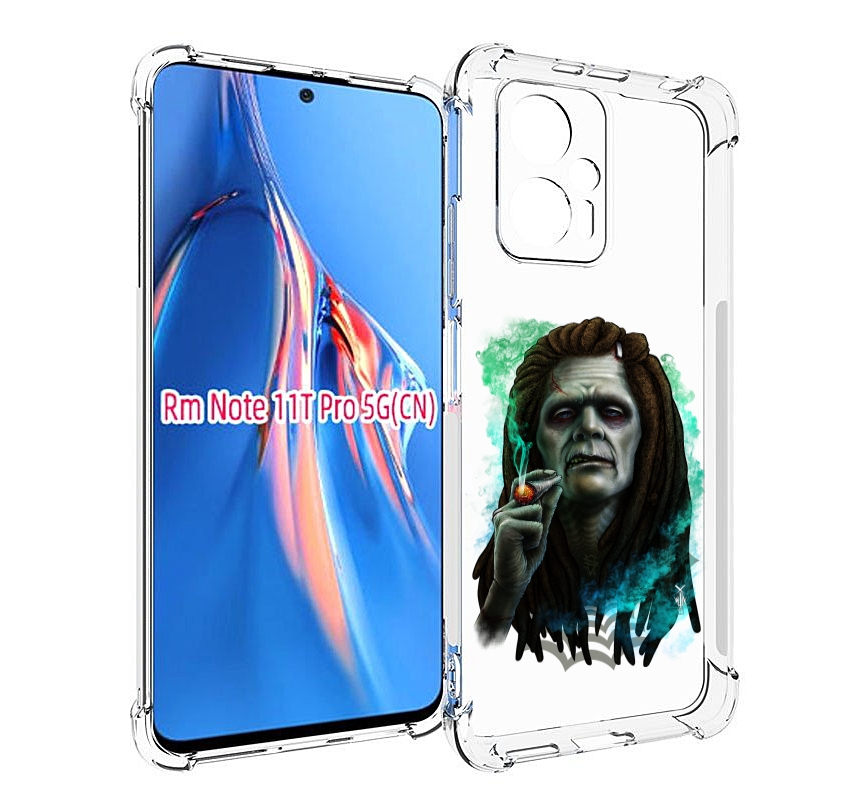 

Чехол MyPads зеленый мужчина с сигаретой для Xiaomi Redmi Note 11T Pro / 11T Pro Plus /..., Прозрачный, Tocco