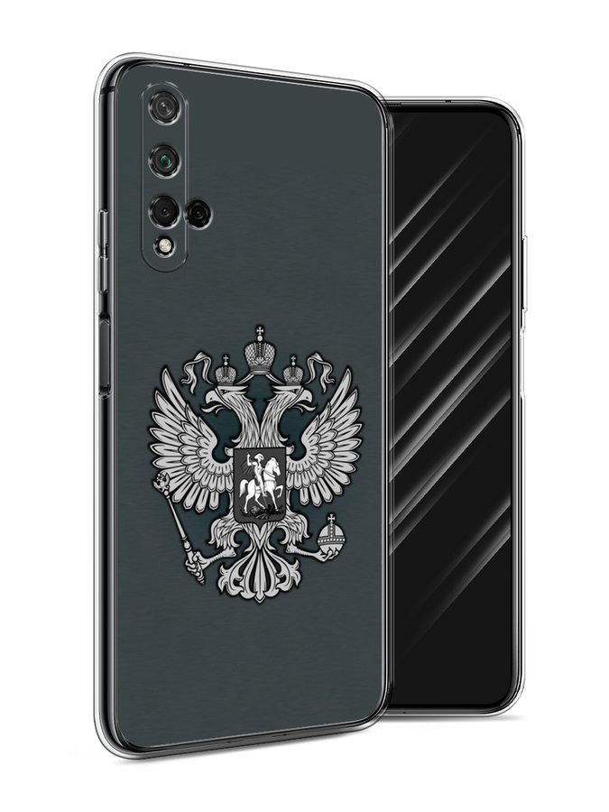 

Чехол Awog на Honor 20 "Герб России серый", 69550-5