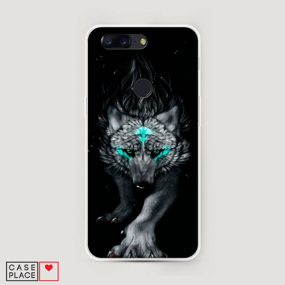 

Чехол Awog на OnePlus 5T / ВанПлас 5T "Волшебный волк", Черный;серый, 150350-2