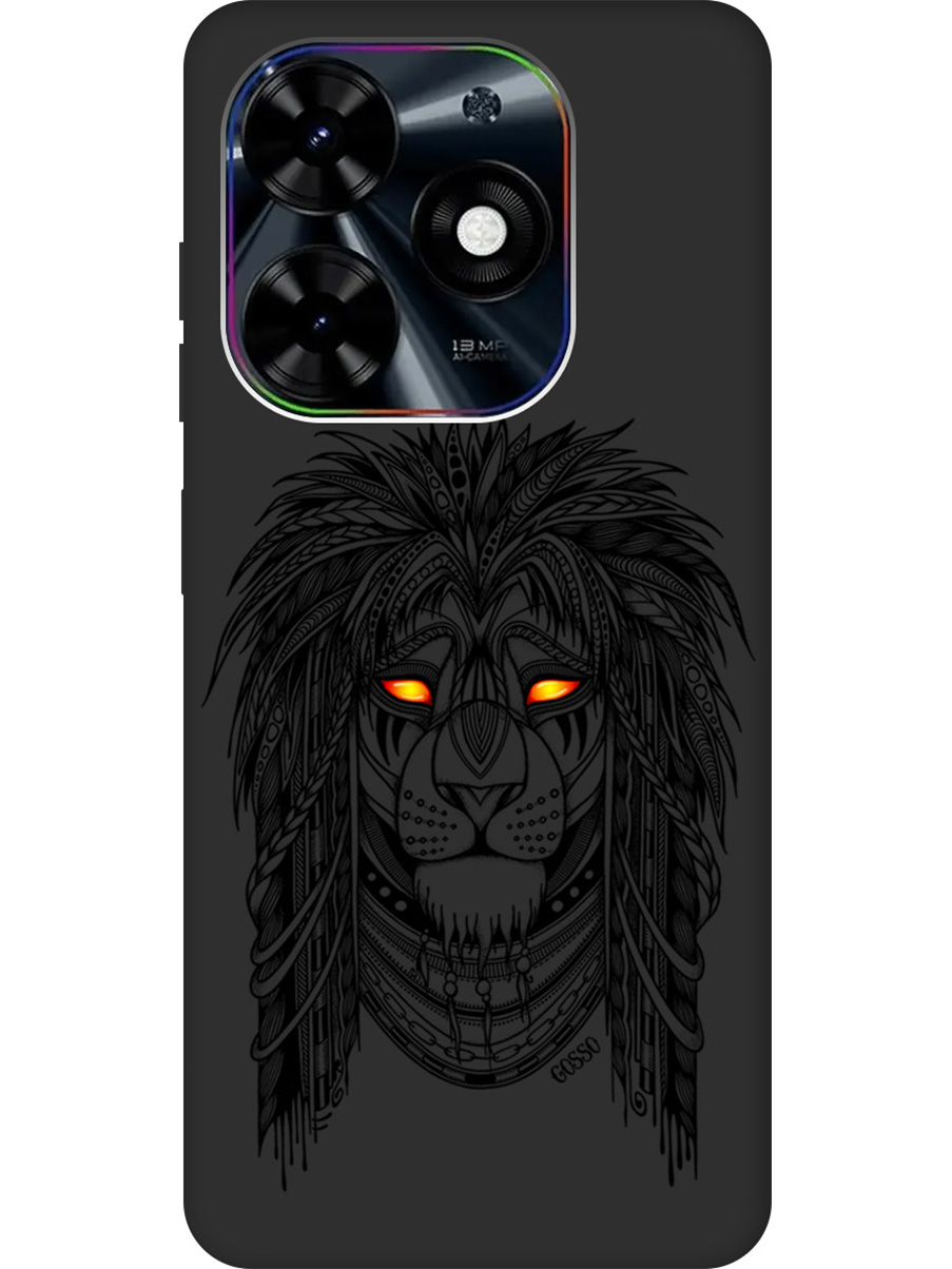 

Силиконовый чехол на Infinix Hot 40i с рисунком "Grand Leo" Soft Touch черный, Черный;желтый, 20011893