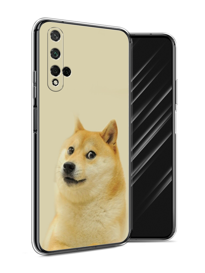 

Чехол Awog на Honor 20 "Собака подозревака", Коричневый;желтый;бежевый, 69550-9