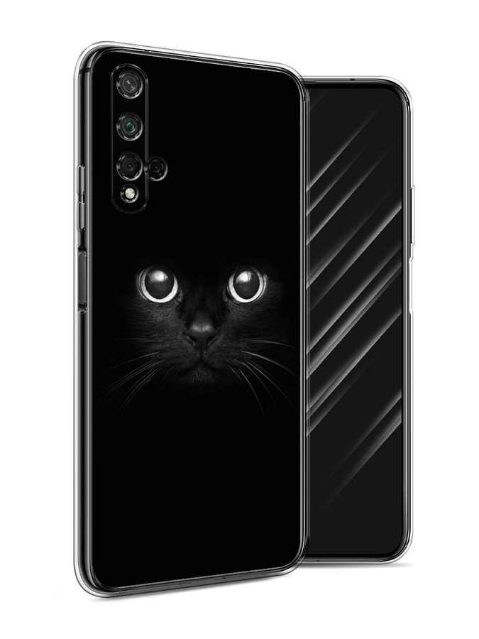 

Чехол Awog на Honor 20 "Взгляд черной кошки", Черный, 69550-1