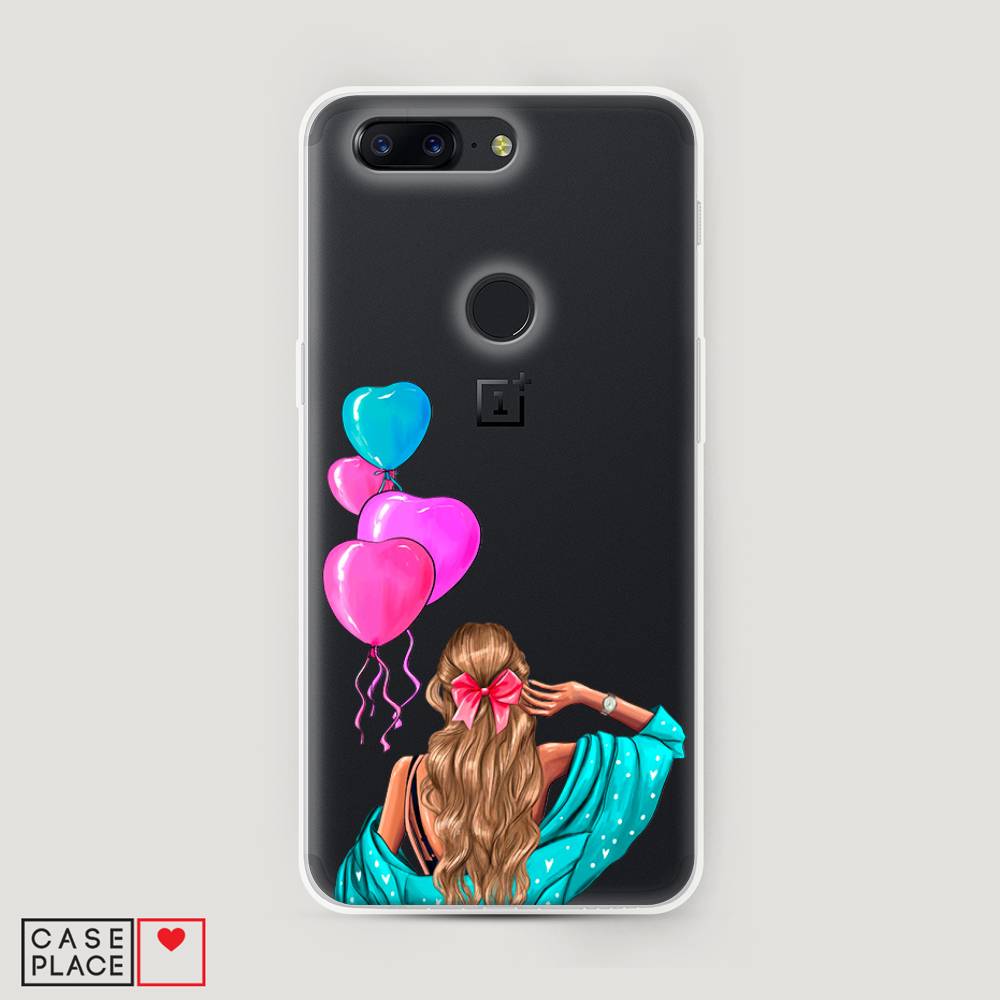 

Чехол Awog на OnePlus 5T / ВанПлас 5T "День Рождения", Голубой;розовый;бежевый, 150350-7