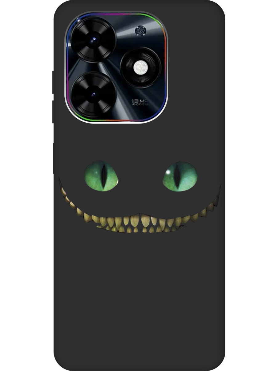 

Силиконовый чехол на Infinix Hot 40i с рисунком "Cheshire Cat" Soft Touch черный, Черный;зеленый, 20011893