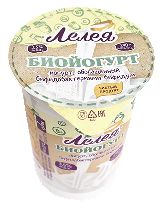 

Биойогурт Лелея 3,5 % 240 г