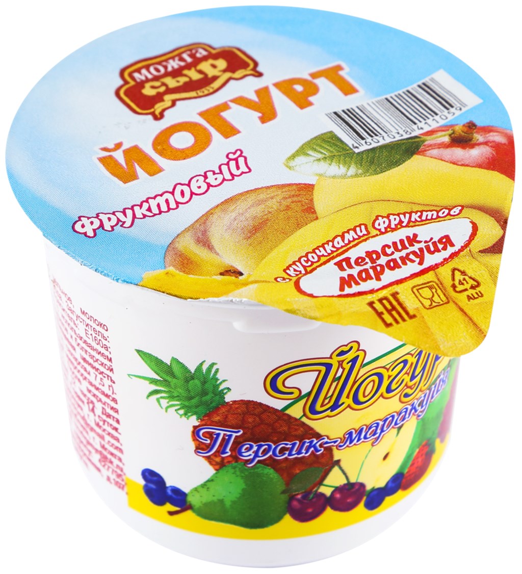 

Йогурт Можгасыр персик-маракуйя 2,5 % 150 г