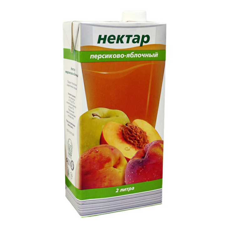 

Нектар персиково-яблочный 2 л