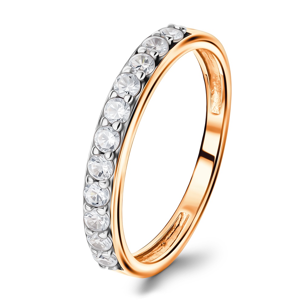

Кольцо из серебра р.  585Gold 701014214, фианит, 701014214