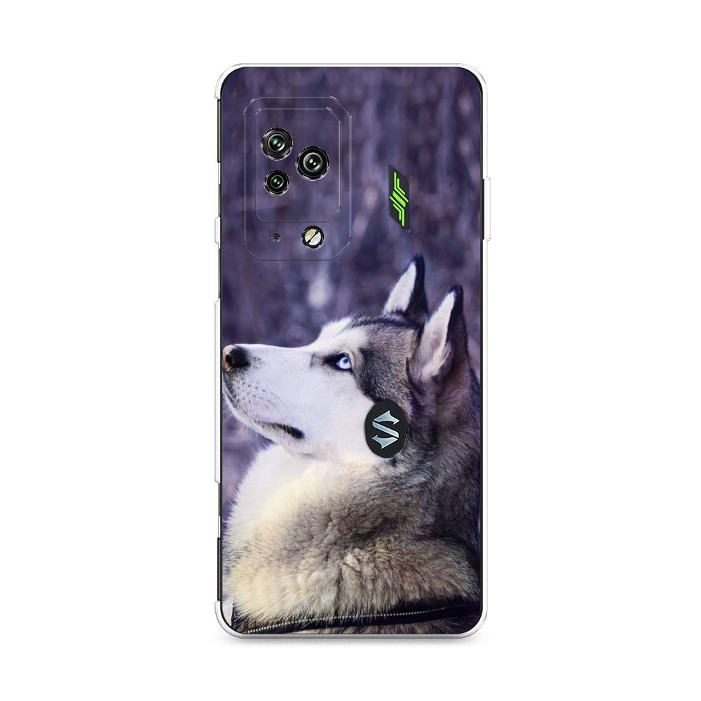 

Чехол на Xiaomi Black Shark 5 Pro "Хаски 1", Фиолетовый;белый, 314150-1