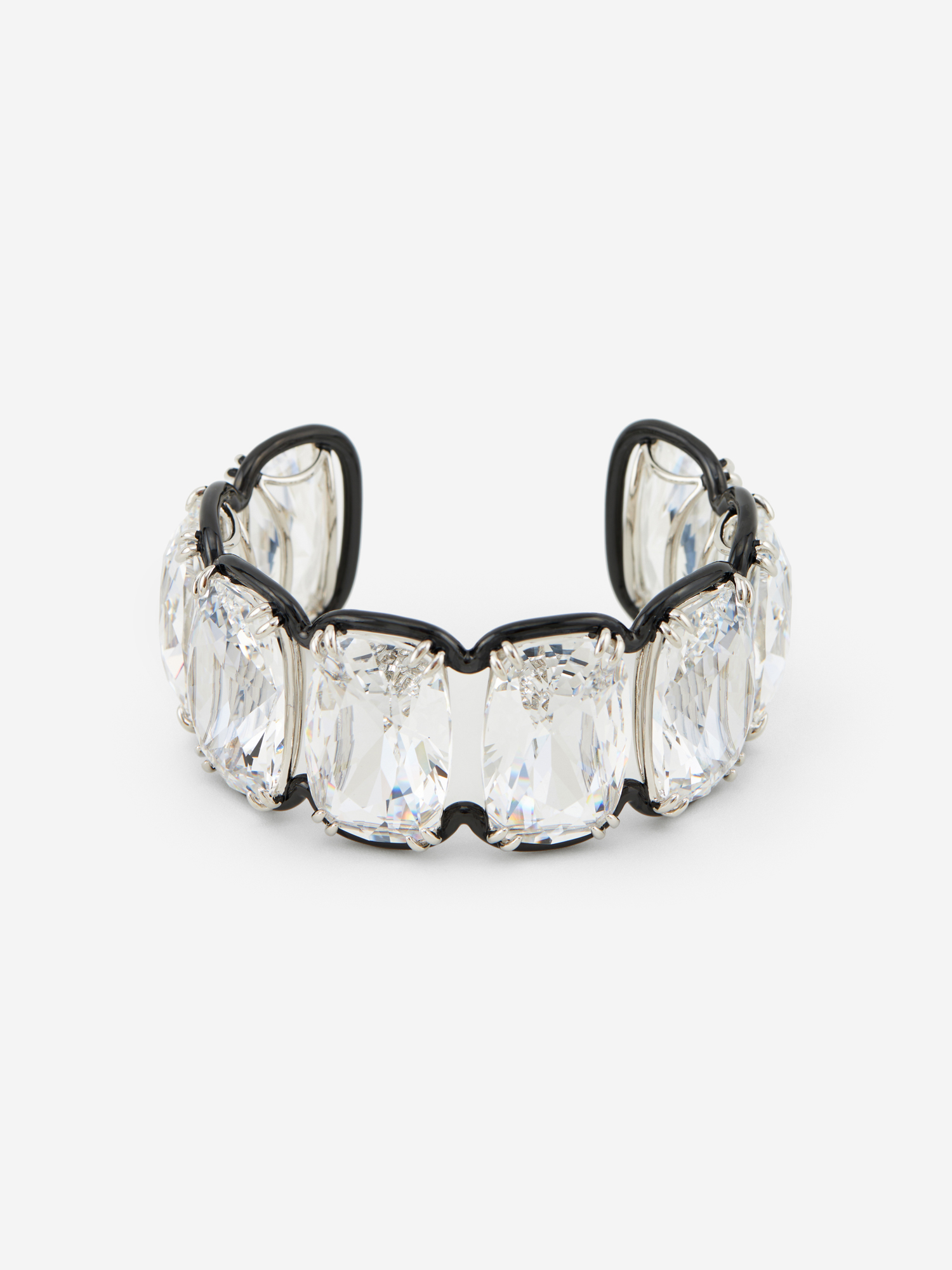

Браслет Swarovski для женщин, серебристый, черный, размер M, 5600039, Harmonia