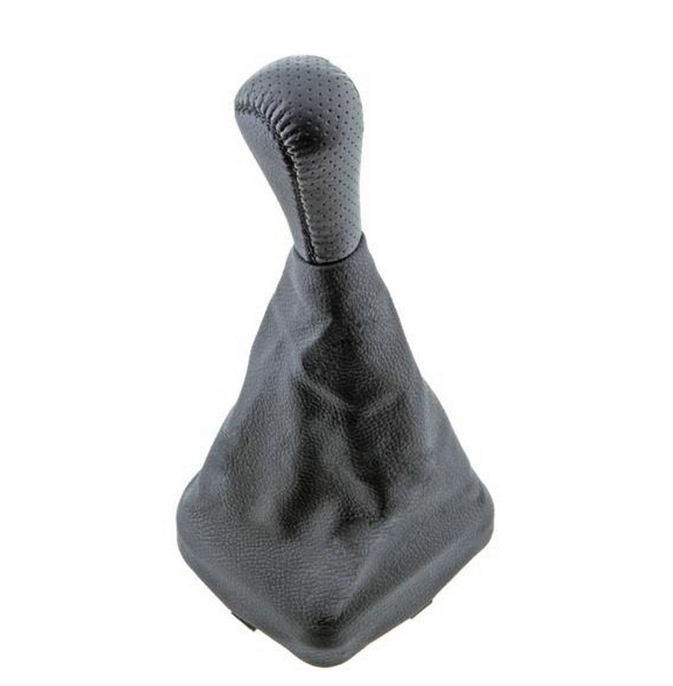 Ручка КПП с чехлом для Ваз 2113, 2114, 2115 кожа, черная с перфорацией