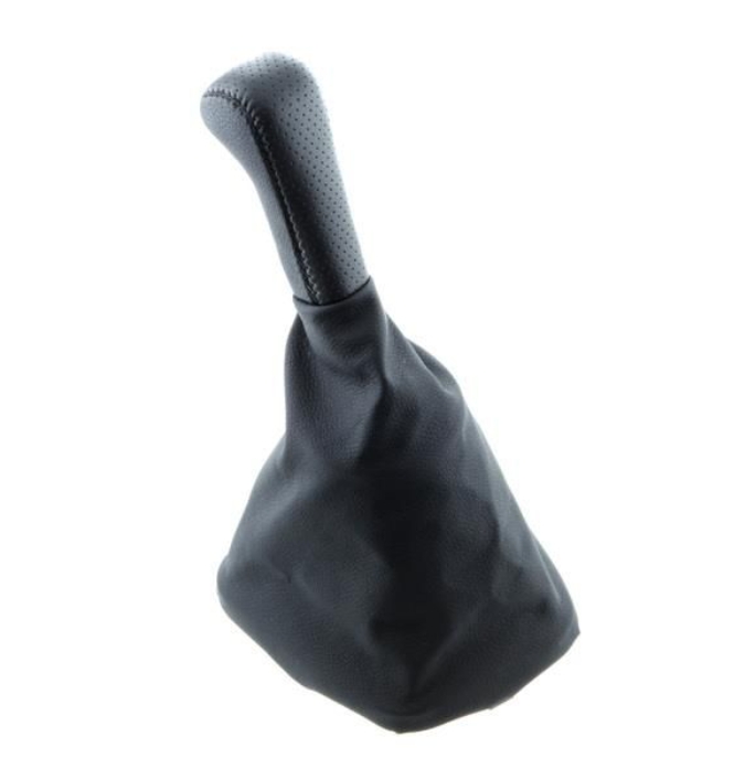 Ручка КПП с чехлом для Ваз 2110, 2111, 2112 кожа, черная с перфорацией