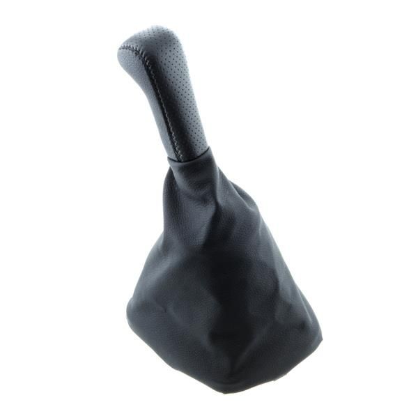 Ручка КПП с чехлом для Ваз 2110, 2111, 2112 кожа, черная с перфорацией