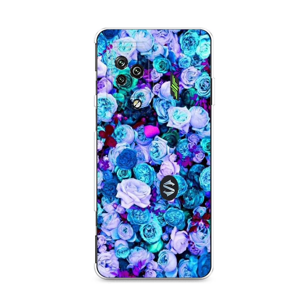 

Чехол на Xiaomi Black Shark 5 Pro "Цветочный ковер", Фиолетовый, 314150-2
