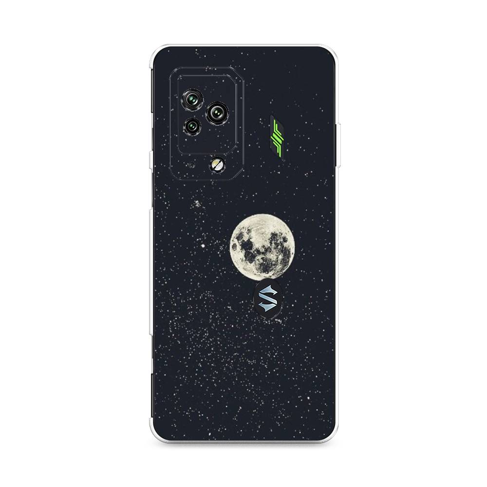 

Чехол на Xiaomi Black Shark 5 Pro "Полнолуние", Красный, 314150-2
