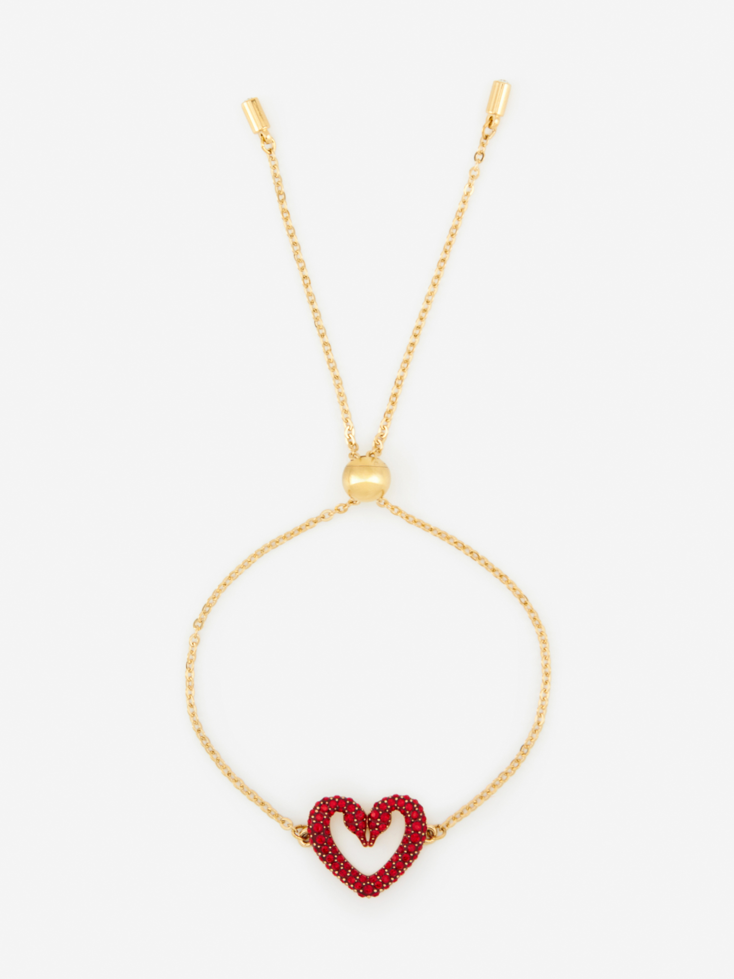 Браслет Swarovski для женщин красный золотистый размер M 5634724 13490₽