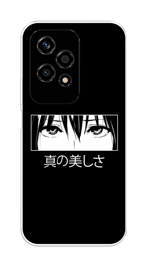 

Чехол на Honor 200 Lite "Анимешные глаза", Серый;черный;белый, 6124650-1