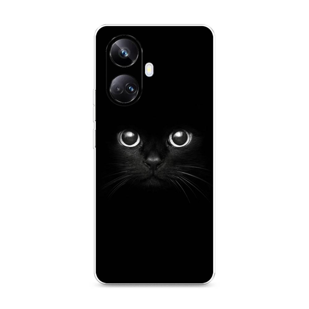 

Чехол Awog на Realme 10 Pro+ "Взгляд черной кошки", Черный, 2512350-1