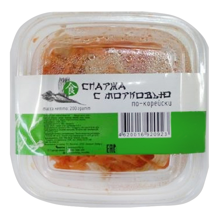 

Салат из спаржи с морковью по-корейски 200 г