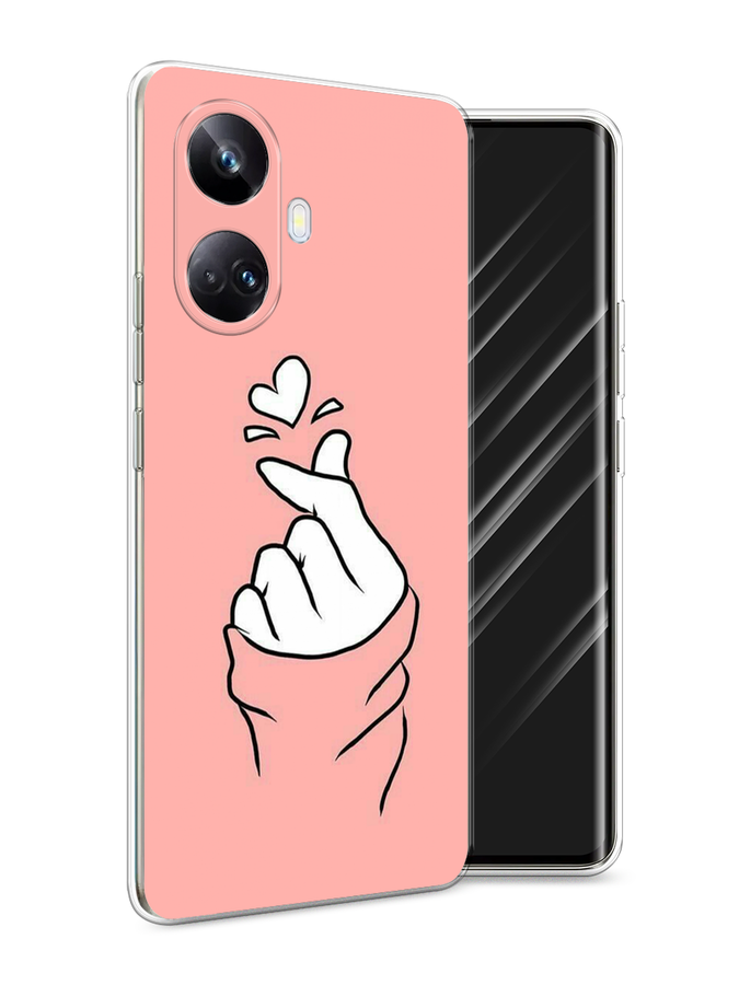 

Чехол Awog на Realme 10 Pro+ "Любовь-щелк", Оранжевый, 2512350-7