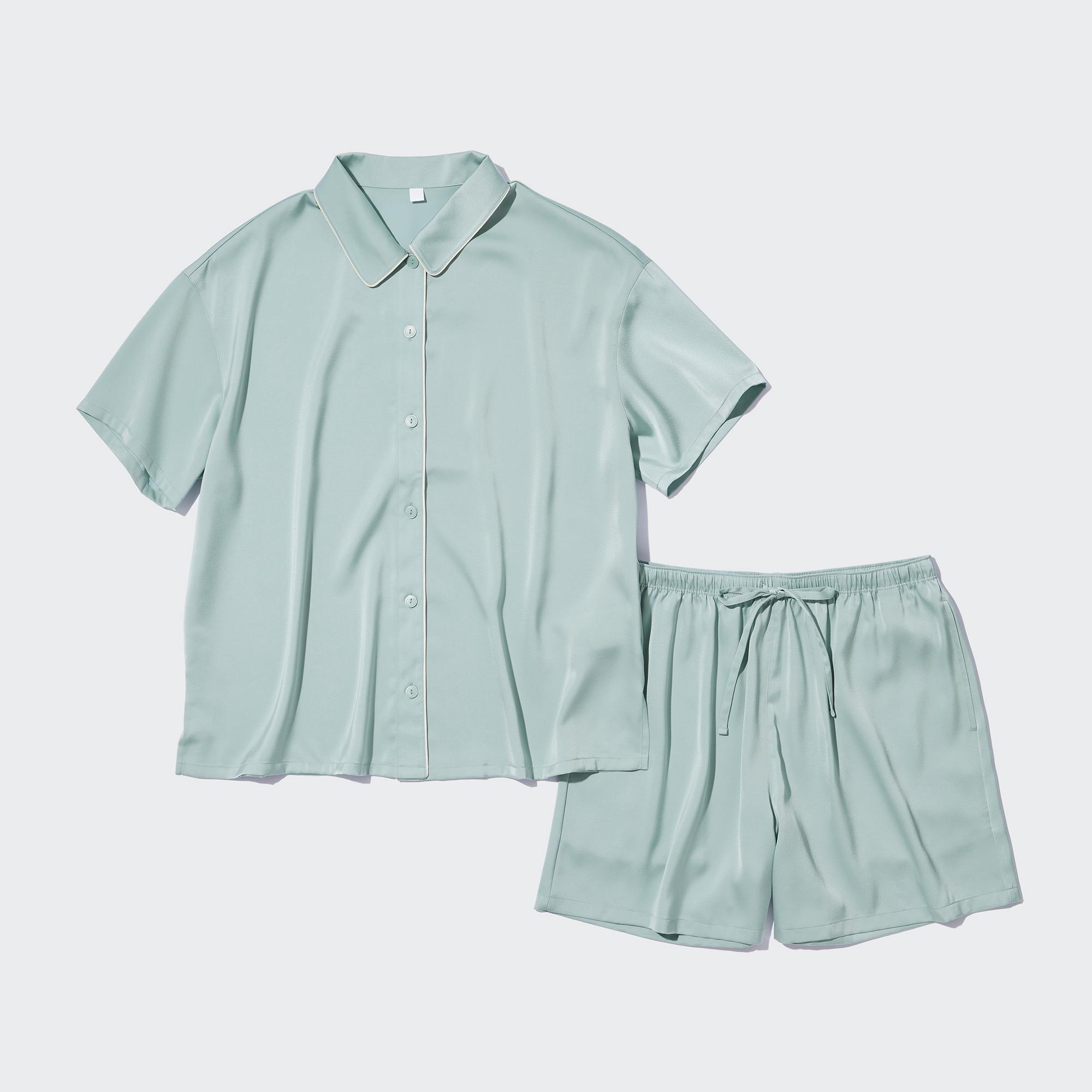 Пижама женская UNIQLO 454534COL51 зеленая L (доставка из-за рубежа)