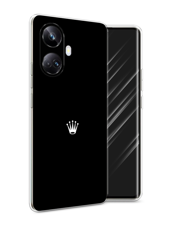 

Чехол Awog на Realme 10 Pro+ "Белая корона на черном фоне", Черный, 2512350-7