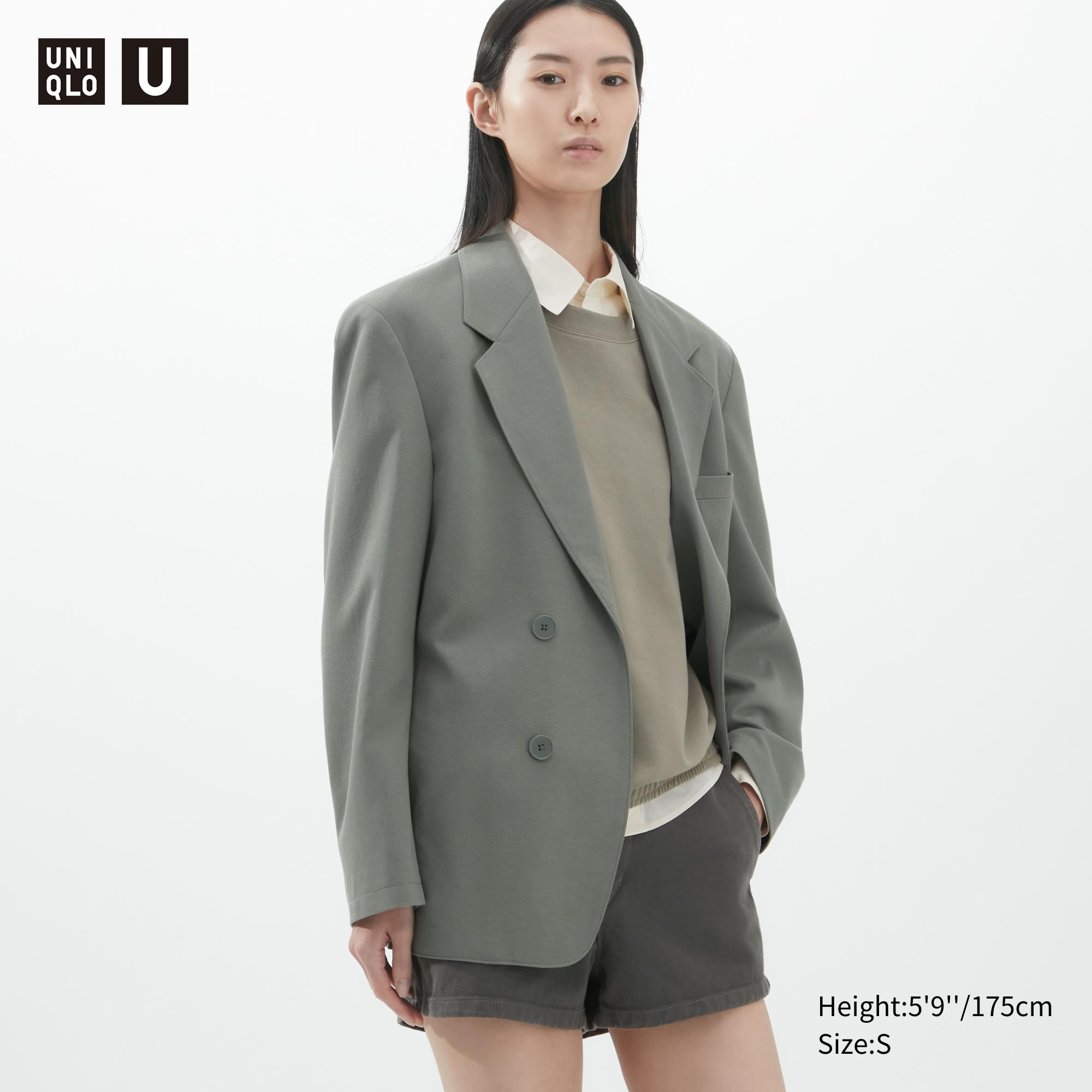 Блейзер женский UNIQLO 458034COL05 серый XL (доставка из-за рубежа)