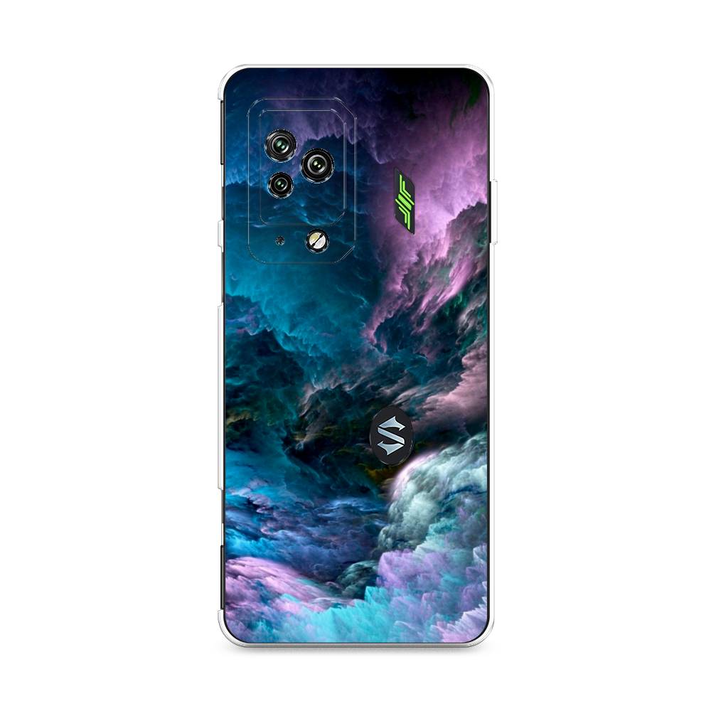 

Чехол на Xiaomi Black Shark 5 Pro "Загадочное небо", Синий;фиолетовый, 314150-2