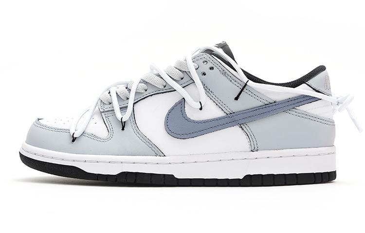 

Кеды унисекс Nike Dunk Low Black GS белые 35.5 EU, Белый, Dunk Low Black GS