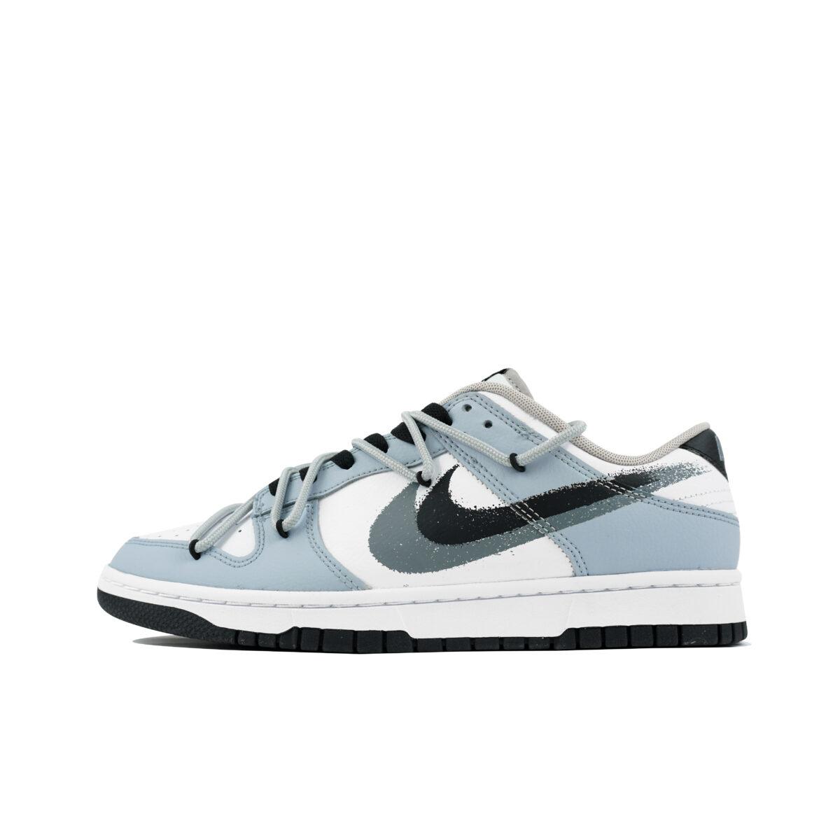 

Кеды унисекс Nike Dunk Low Swoosh белые 44 EU, Белый, Dunk Low Swoosh