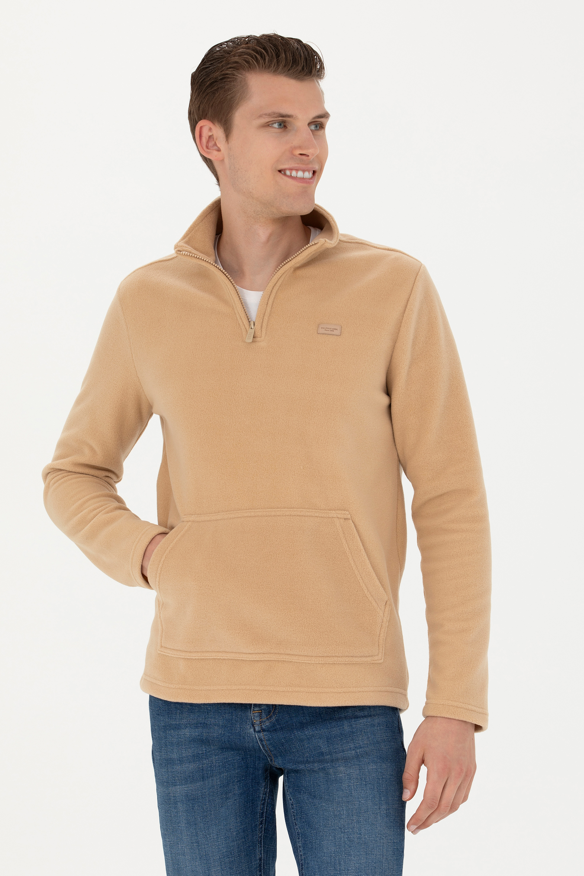 

Толстовка мужская U.S. POLO Assn. G081SZ0820KASGA бежевая M, Бежевый, G081SZ0820KASGA