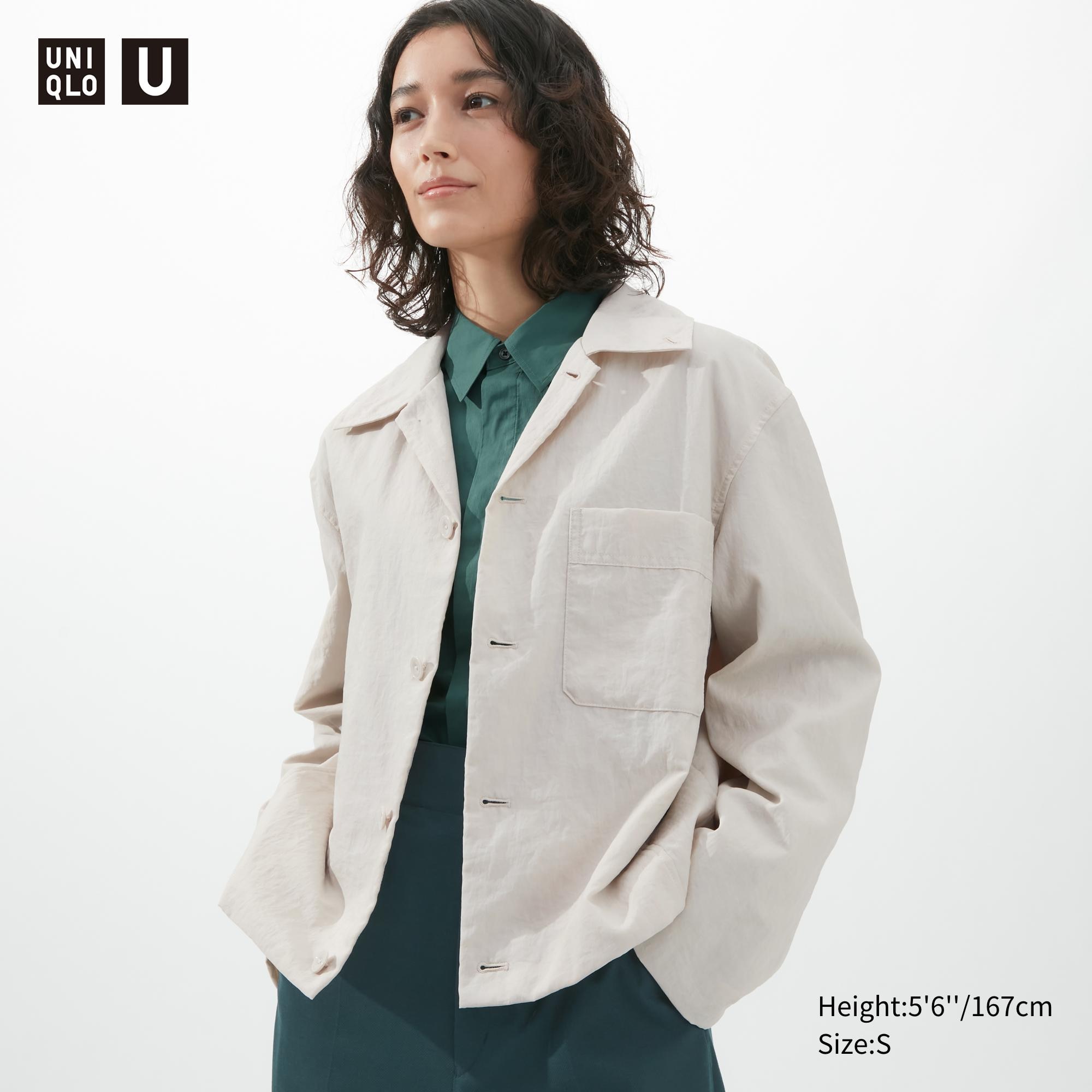 Жакет женский UNIQLO 458032COL30 бежевый L (доставка из-за рубежа)