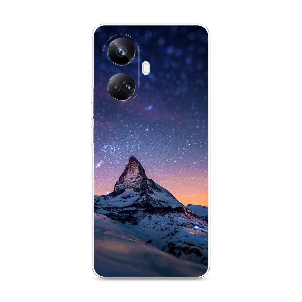 

Чехол Awog на Realme 10 Pro+ "Ночные пейзажи 5", Фиолетовый, 2512350-4
