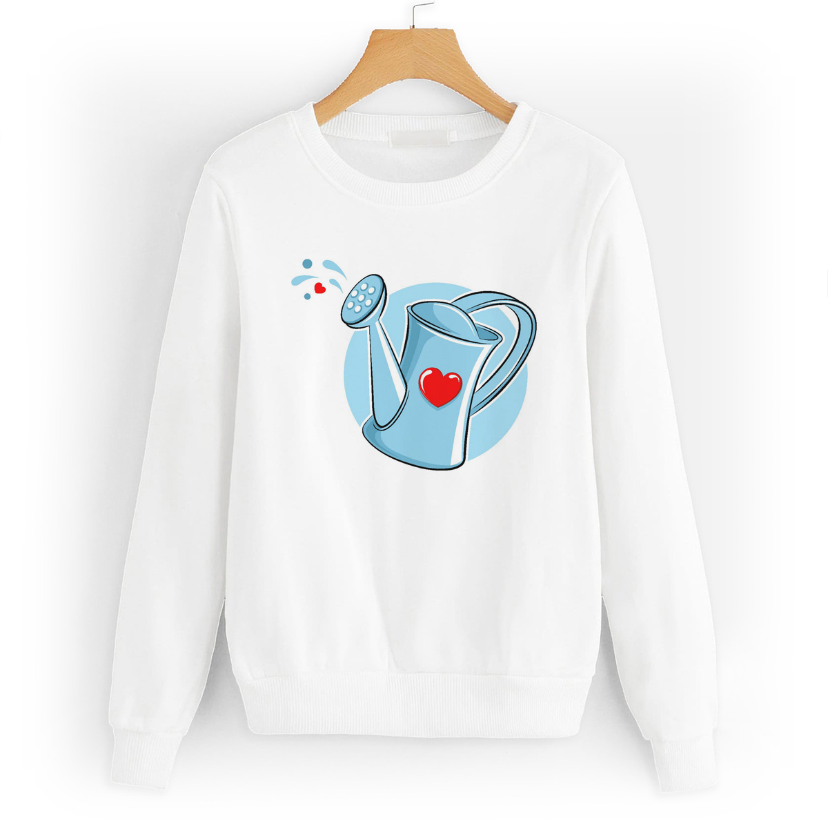 

Свитшот белый CoolPodarok Лейка, W0114585