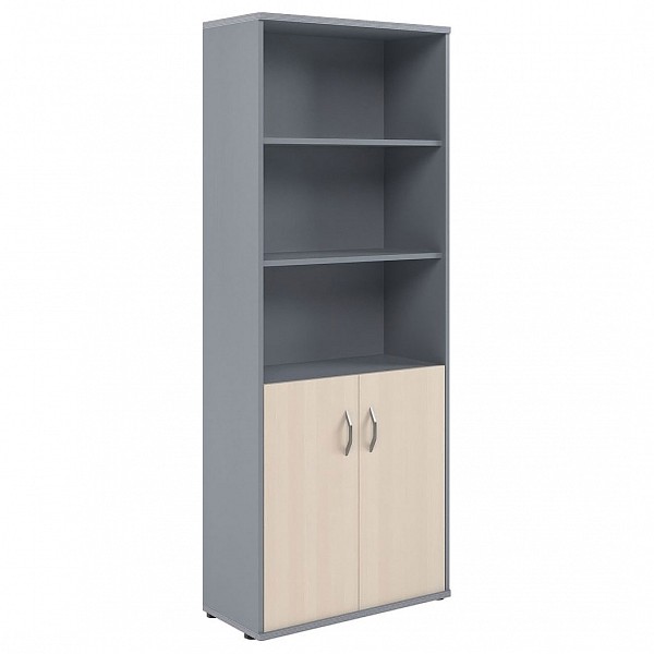 

Стеллаж SKYLAND Imago СТ-1,1 77x36,5x197,5 см, серый, Серый;бежевый, Imago СТ-1,1