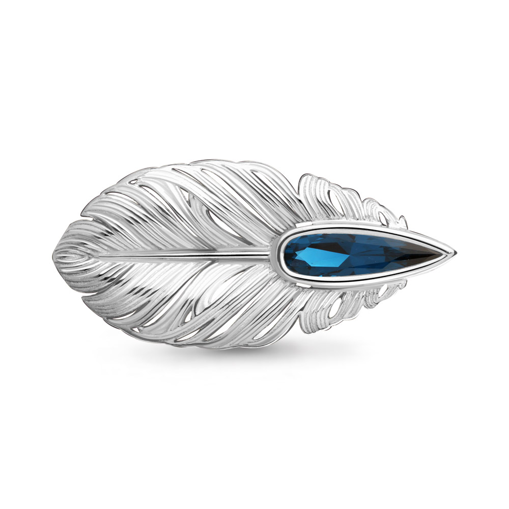 

Брошь из серебра с топазом искусственным Aquamarine Aquamarine 7741793_925_р, 7741793_925_р
