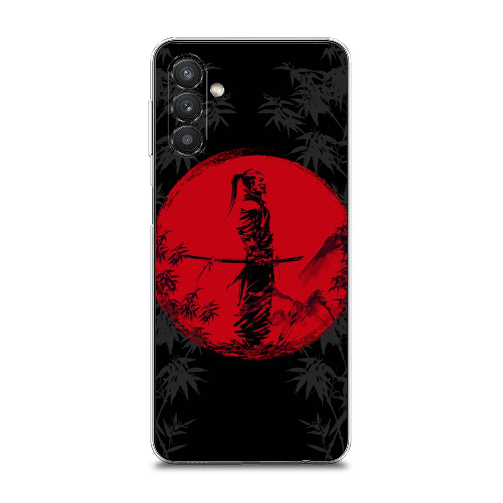 

Чехол на Samsung Galaxy A13 5G/A04s "Самурай на красном фоне", Черный;красный;серый, 2104150-4