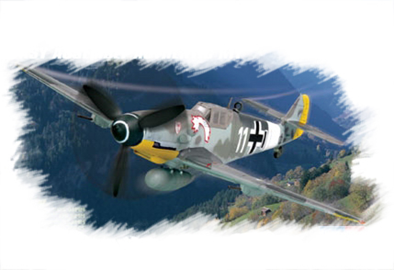 

Сборная модель HobbyBoss 1/72 Bf109G-6/(early) 80225