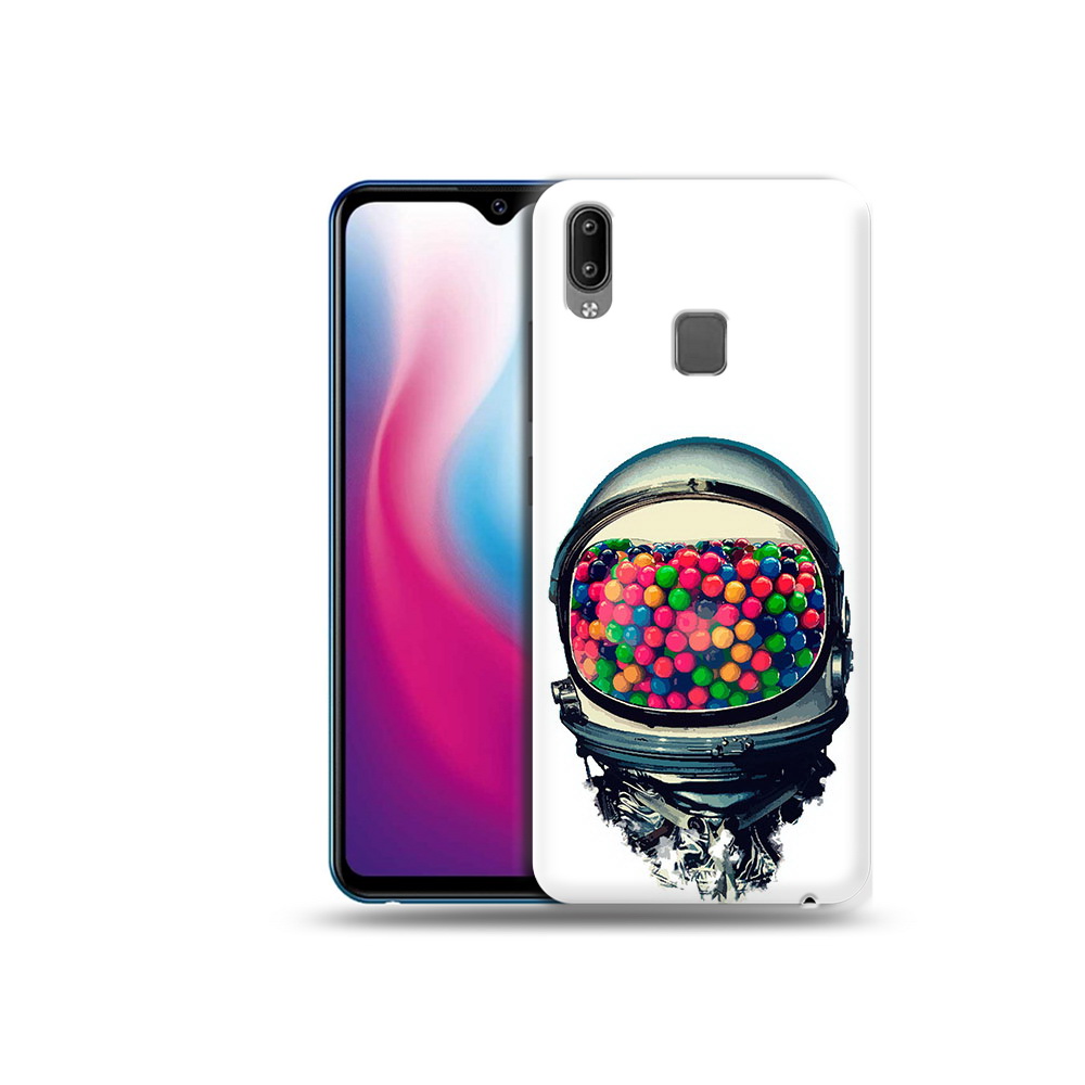 

Чехол MyPads Tocco для Vivo Y93 Lite шлем космонавта, Прозрачный, Tocco