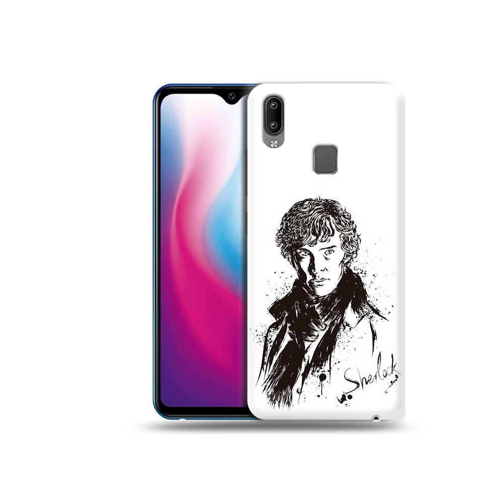 

Чехол MyPads Tocco для Vivo Y93 Lite шерлок холмс портрет, Прозрачный, Tocco