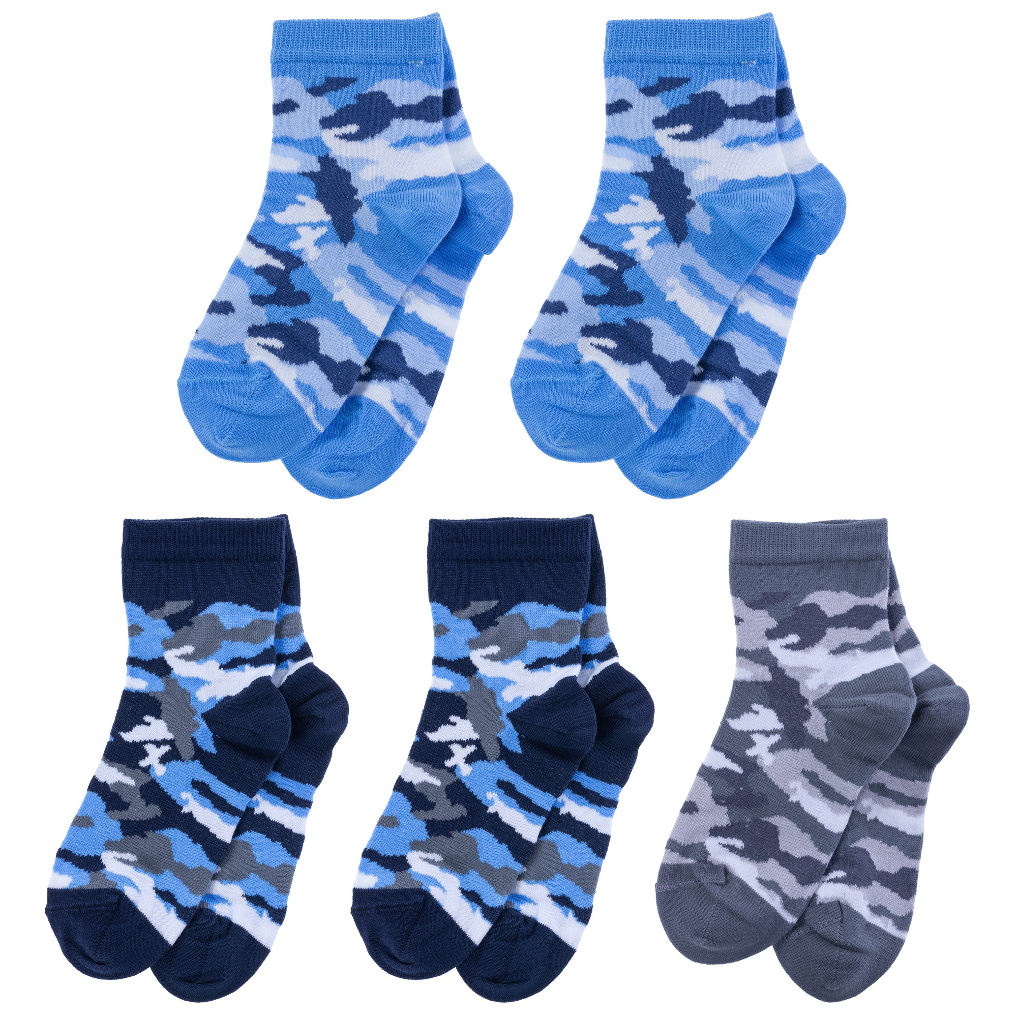 Носки детские LorenzLine 5-Л90 ,голубой; синий; серый ,16-18