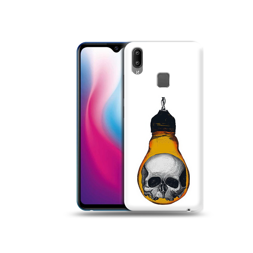 Чехол MyPads Tocco для Vivo Y93 Lite череп в лампочке