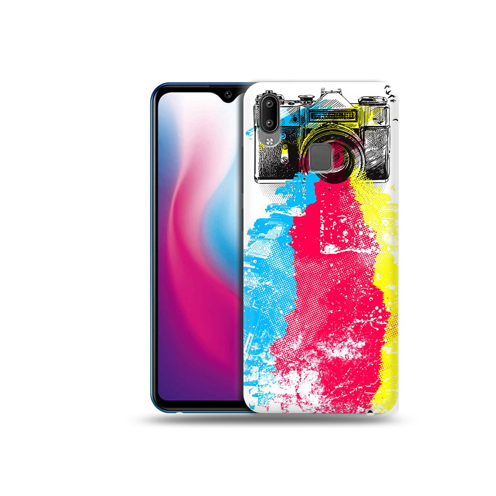 

Чехол MyPads Tocco для Vivo Y93 Lite цветной фотоаппарат, Прозрачный, Tocco